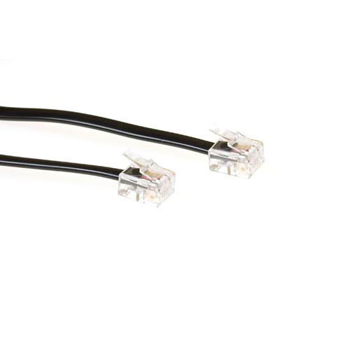 Nedis RJ11 Telefoonkabel 5m M/M zwart