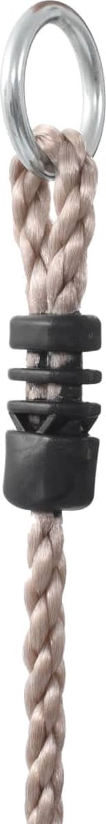 Vidaxl Touwladder 290 Cm Hout - Bruin