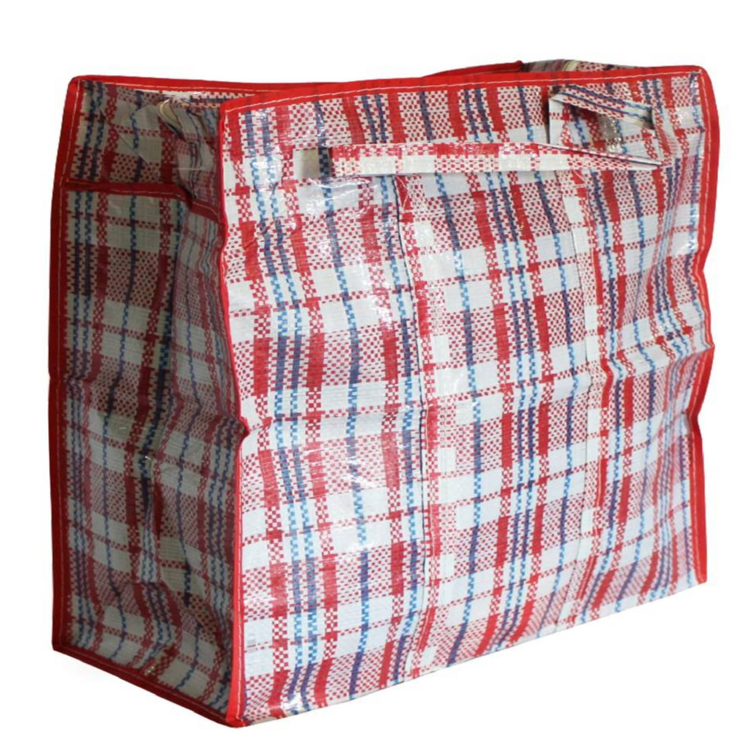 Wastas/boodschappentas/opbergtas Print 80 X 70 X 30 Cm - Shoppers - Rood