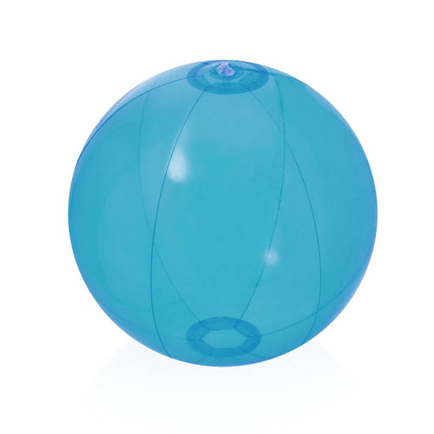 Opblaasbare Strandbal Beach Fun Plastic 28 Cm - Strandballen - Blauw