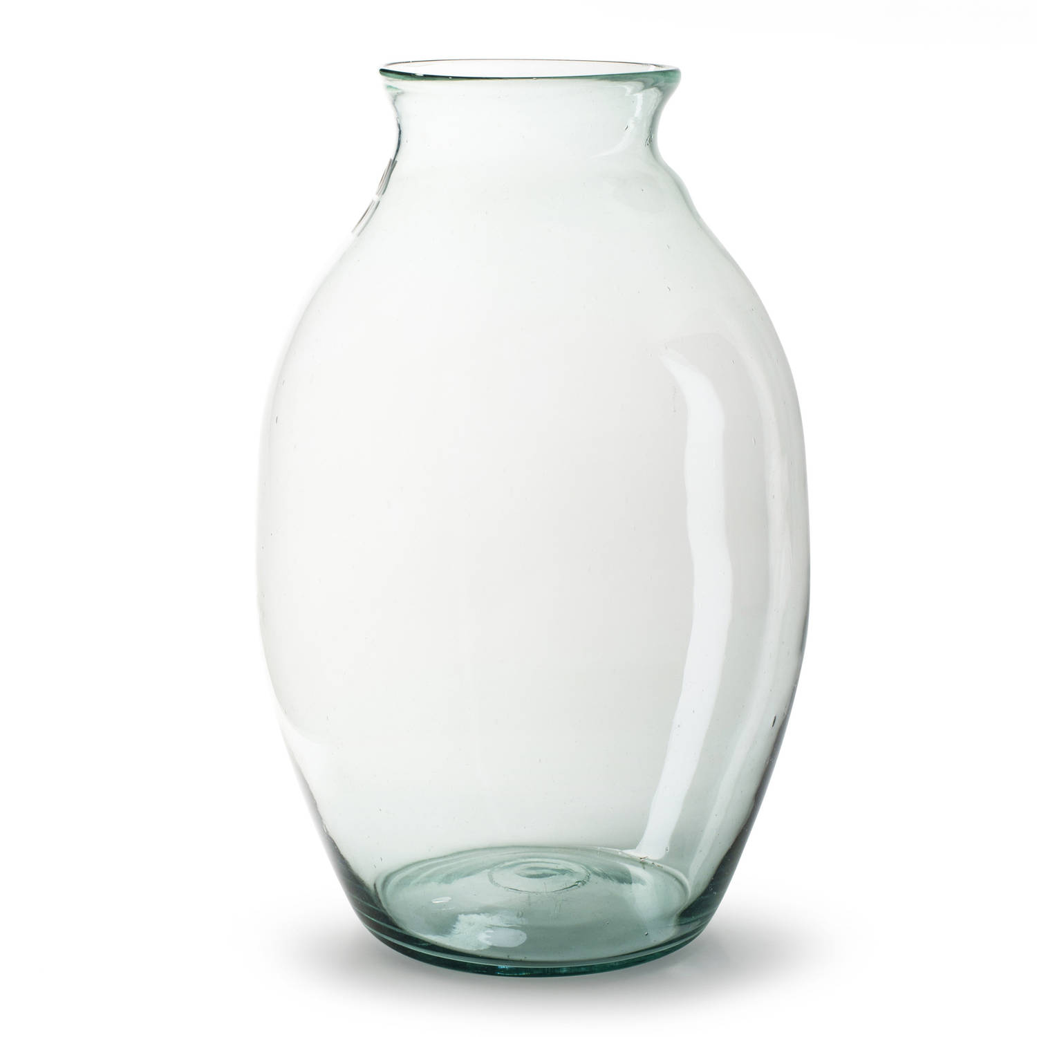 Jodeco Bloemenvaas - Eco Glas Transparant - H55 X D36 Cm - Vazen