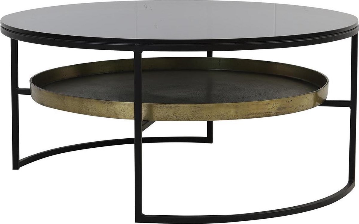 Light & Living - Salontafel Rowdy - 88x88x40cm - Zwart