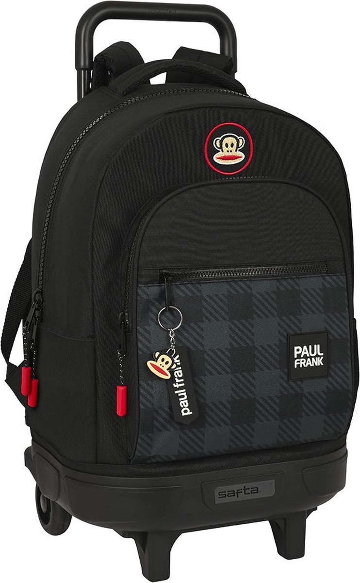 Paul Frank Schoolrugzak Met Wielen Campers (33 X 45 X 22 Cm) - Zwart