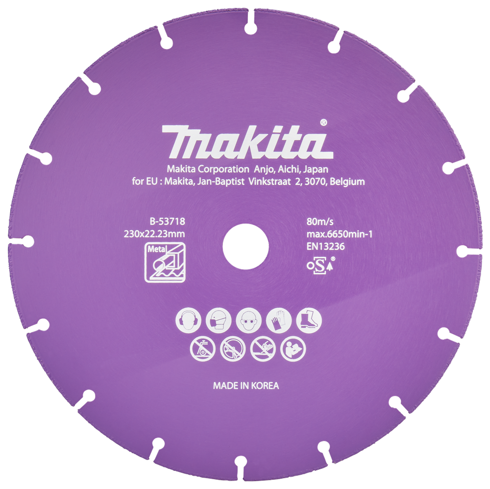 Makita Doorslijpschijf 230x22,23x1,3mm - B-53718