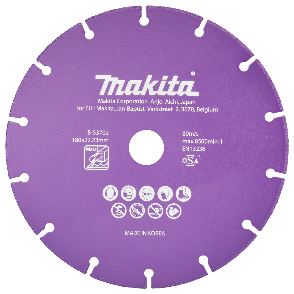 Makita Doorslijpschijf 180x22,23x1,3mm - B-53702