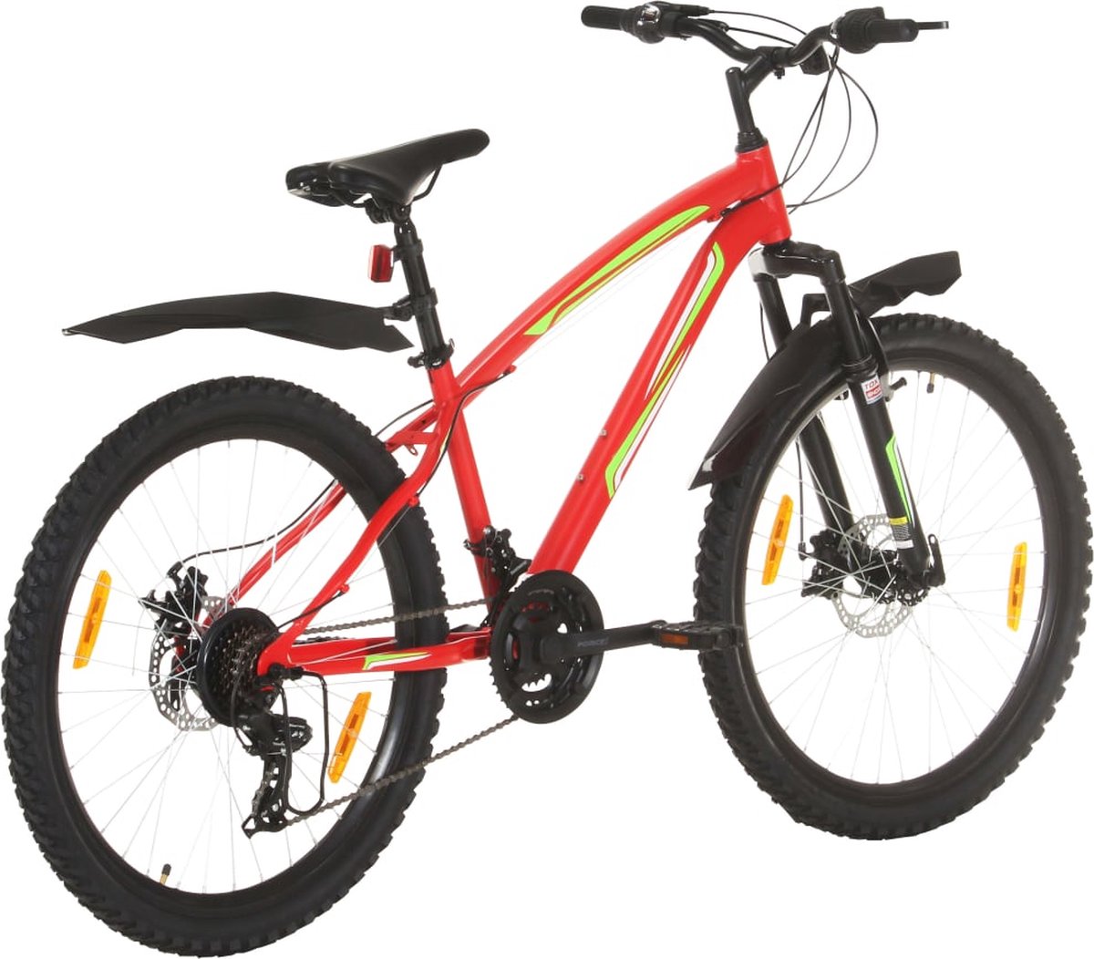 Vidaxl Mountainbike 21 Versnellingen 26 Inch Wielen 42 Cm - Rood