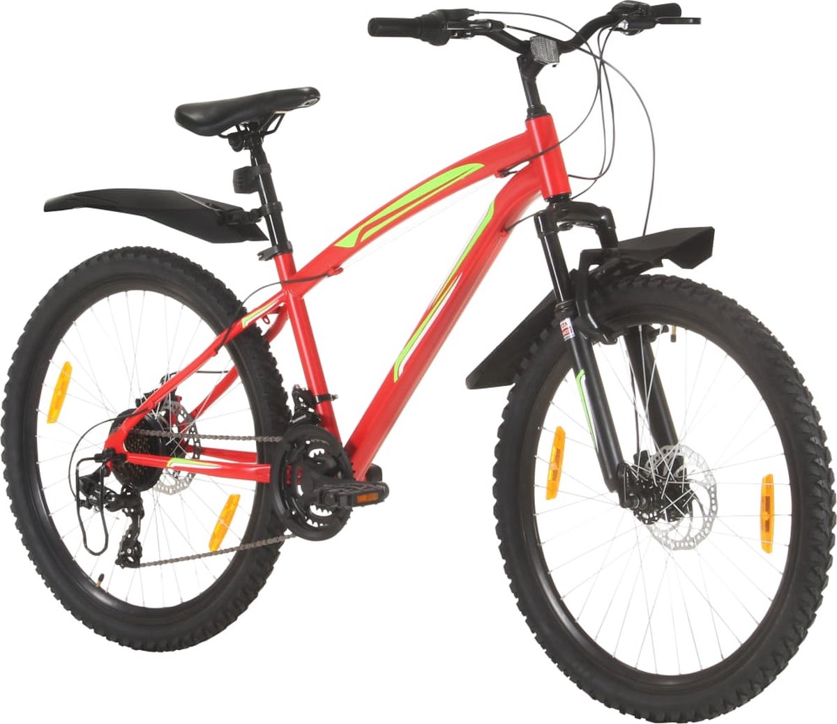 Vidaxl Mountainbike 21 Versnellingen 26 Inch Wielen 36 Cm - Rood
