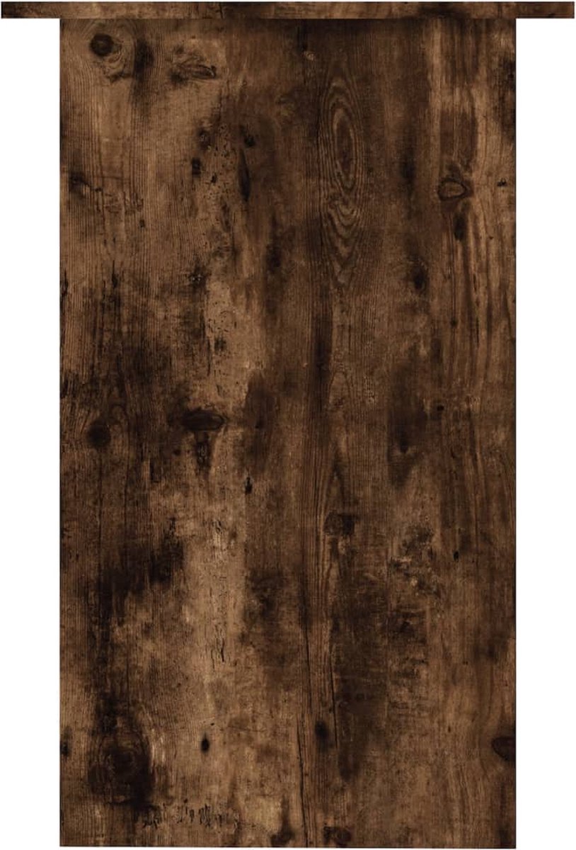 Vidaxl Bureau 90x50x74 Cm Bewerkt Hout Gerookt Eikenkleurig - Bruin