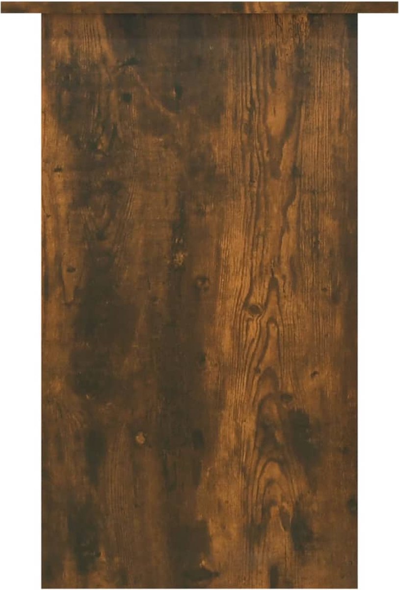 Vidaxl Bureau 90x50x74 Cm Bewerkt Hout Gerookt Eikenkleurig - Bruin
