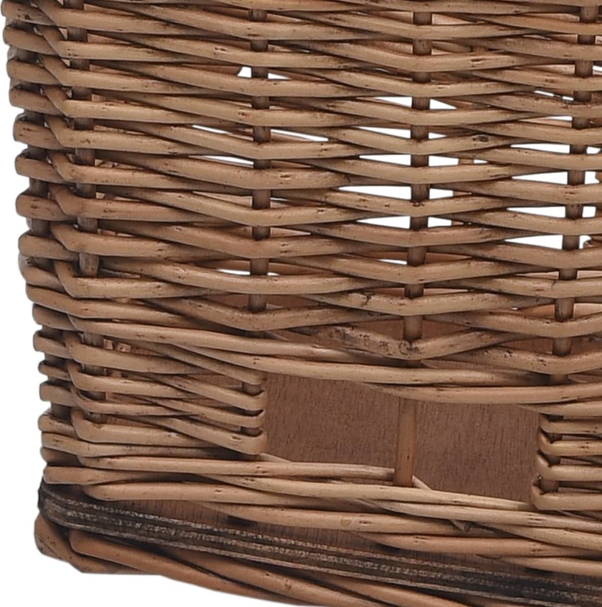Vidaxl Fietsmand Voor Bagagedrager 55x31x36 Cm Natuurlijk Wilgen - Bruin