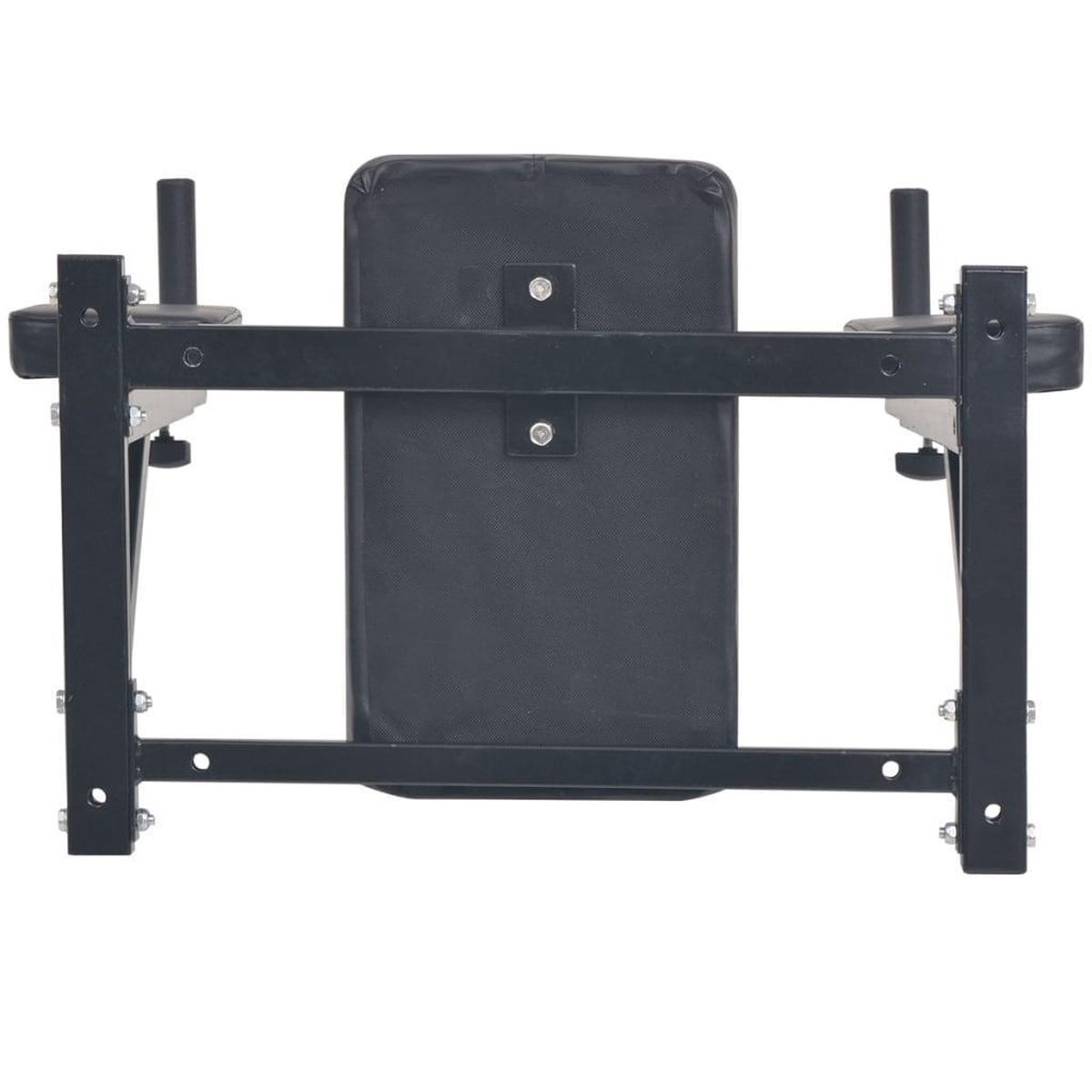 Vidaxl Dipstation Fitnessapparaat Wandgemonteerd - Zwart