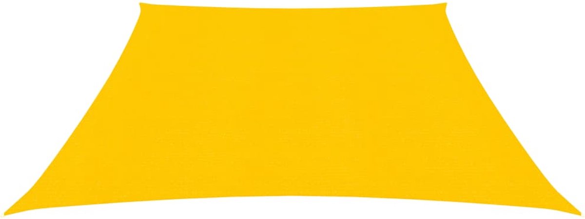 Vidaxl Zonnezeil 160 G/m² 3/4x2 M Hdpe - Geel