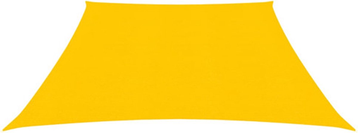 Vidaxl Zonnezeil 160 G/m² 3/4x2 M Hdpe - Geel