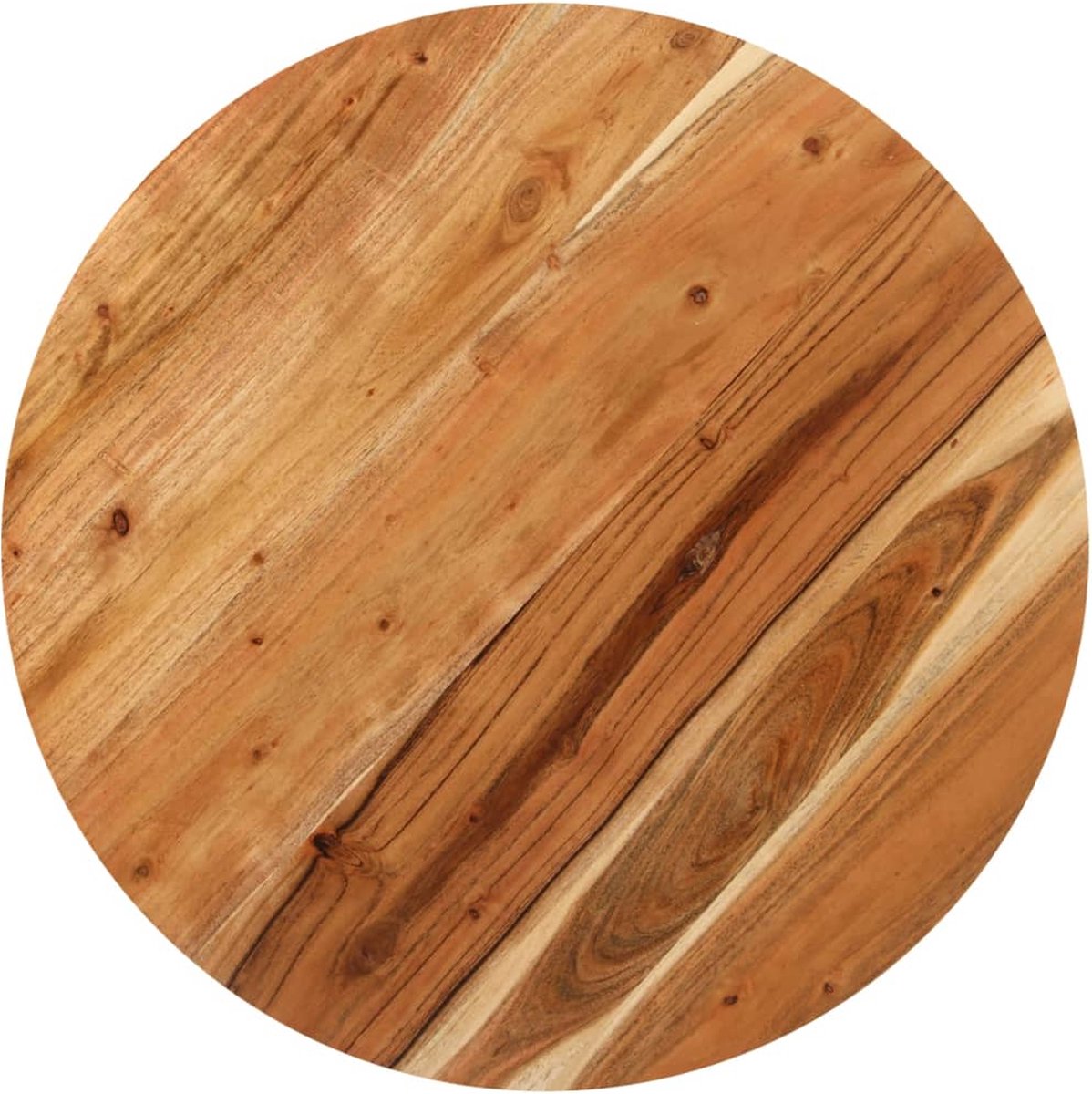 Vidaxl Bistrotafel Rond Ø70x75 Cm Massief Acaciahout - Bruin