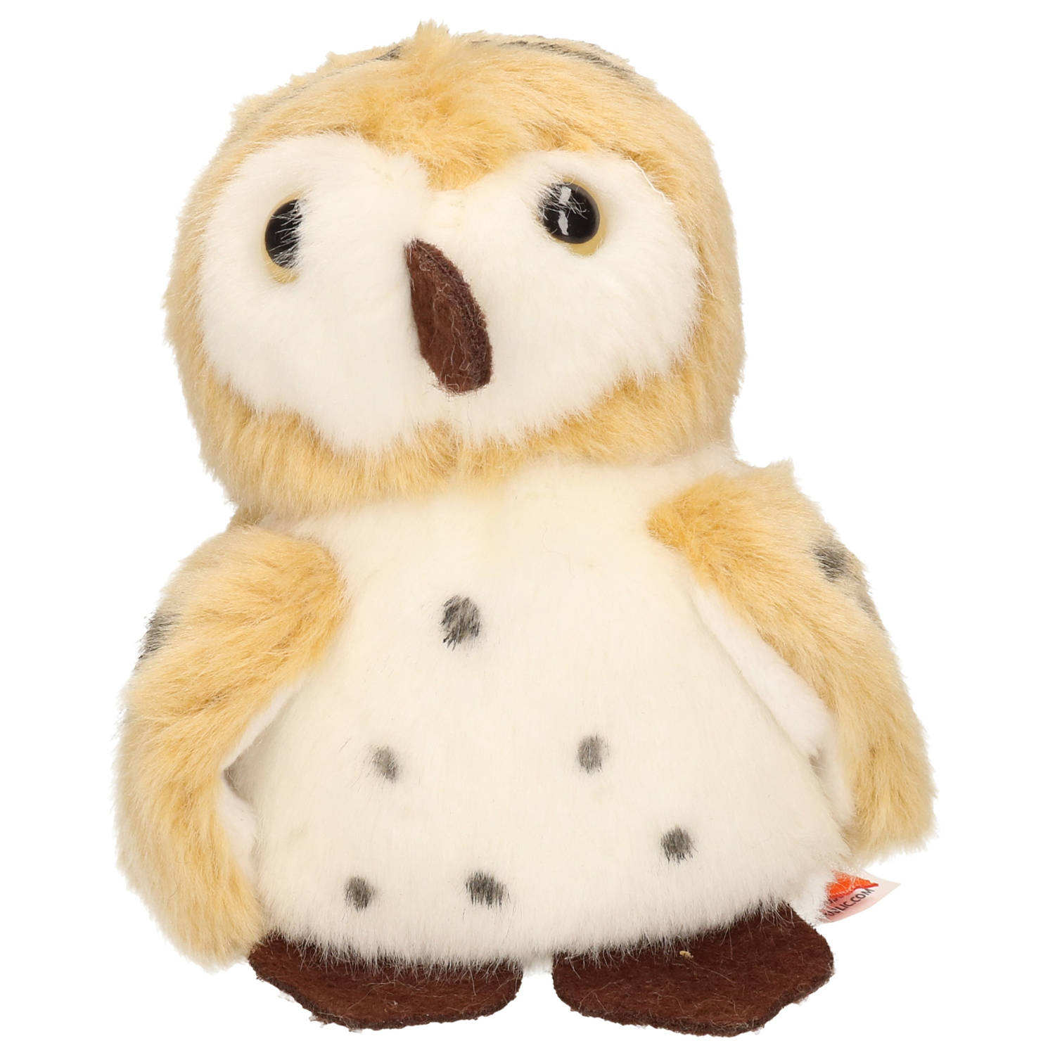 Wild Republic Pluche Knuffel Uil Vogel Bruin/wit 13 Cm - Vogel Knuffels