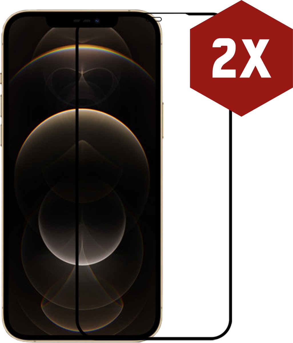 2-pack Kratoshield Iphone 12 Pro Max Screenprotector - Gehard Glas - Full Cover