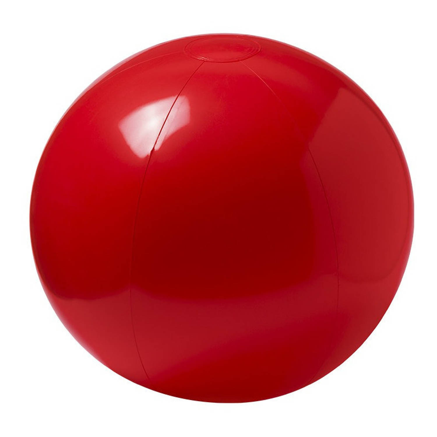 Opblaasbare Strandbal Extra Groot Plastic 40 Cm - Strandballen - Rood