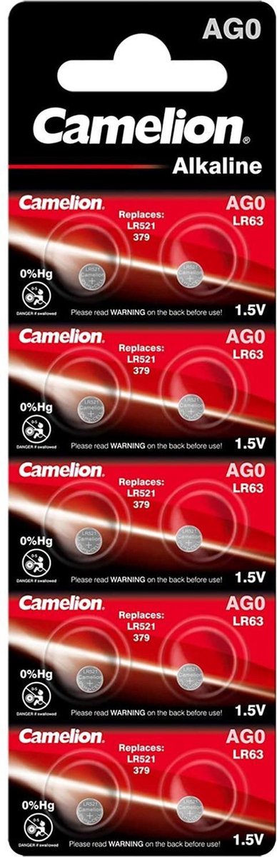Camelion Ag0 Knoopcelbatterijen Alkaline (10 Stuks)