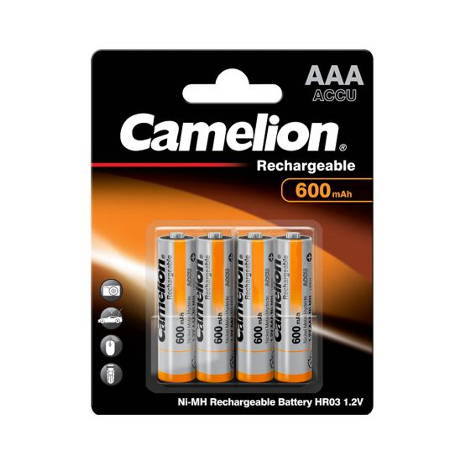 Camelion Nh-aaa600-bp4 Rechargeable Battery Nikkel-metaalhydride (Nimh)