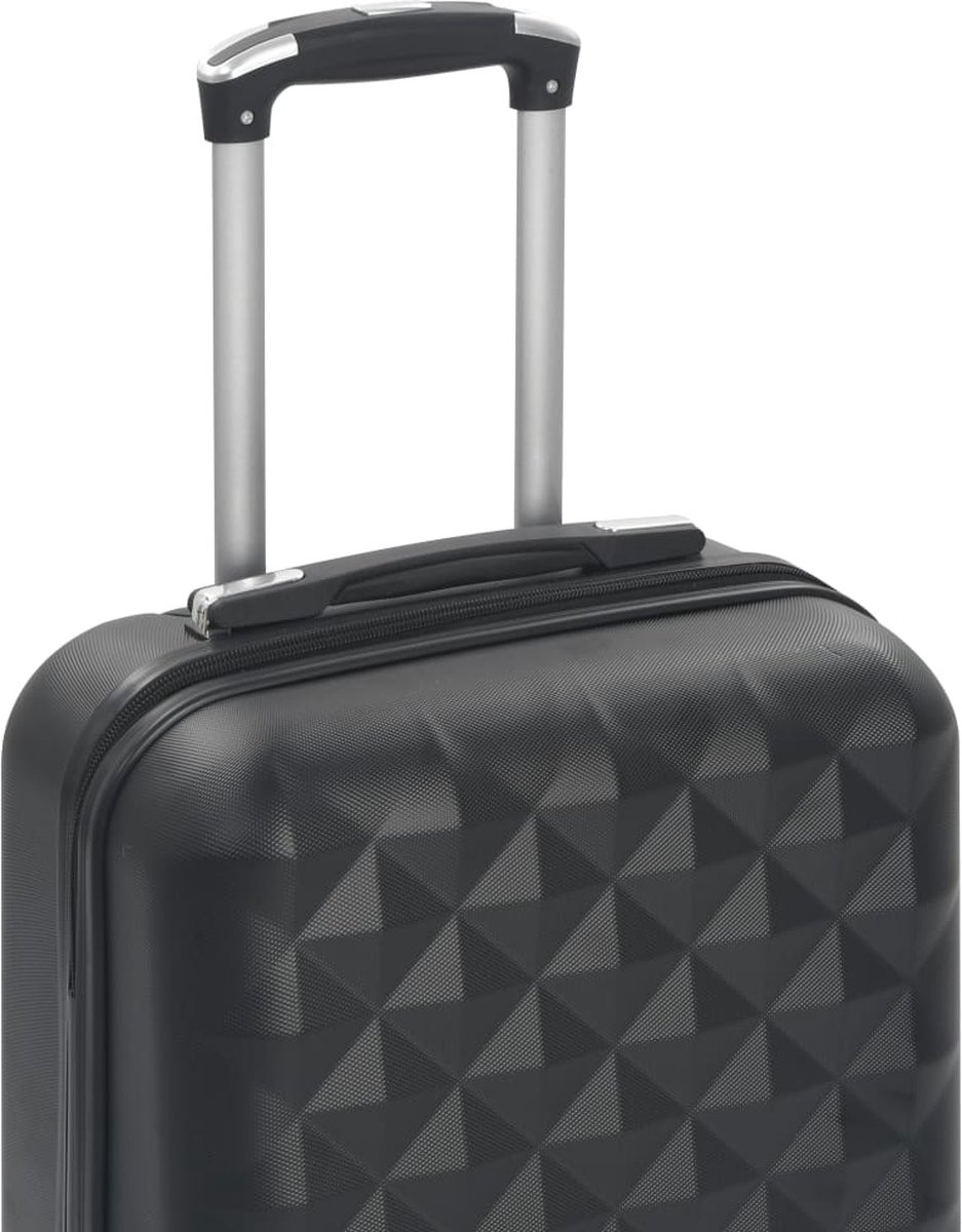 Vidaxl Harde Koffer Abs - Zwart