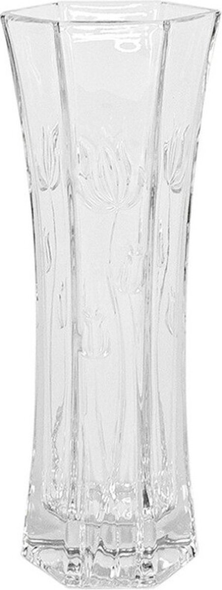 Gerim Bloemenvaas Van Ornament Glas 29 X 11 Cm - Vazen