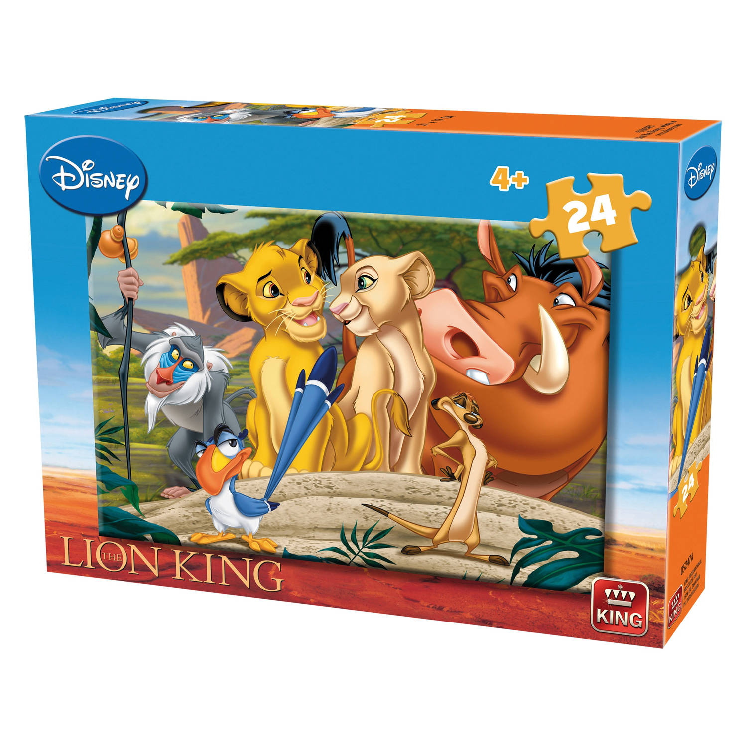 King International Legpuzzel The Lion 24 Stukjes