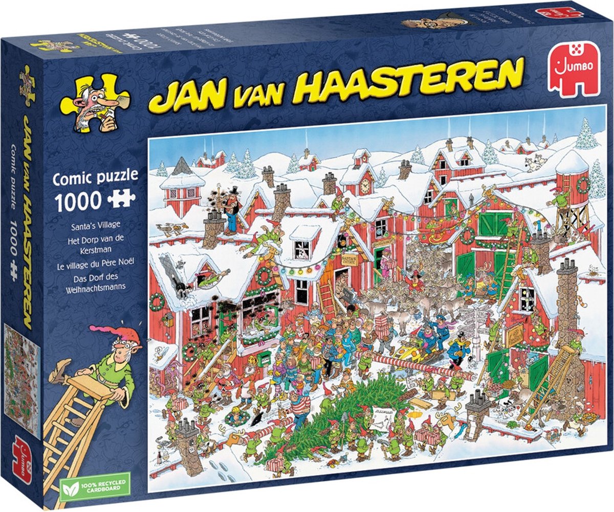 Jumbo Jan Van Haasteren Het Dorp Van De Kerstman 1000 Stukjes