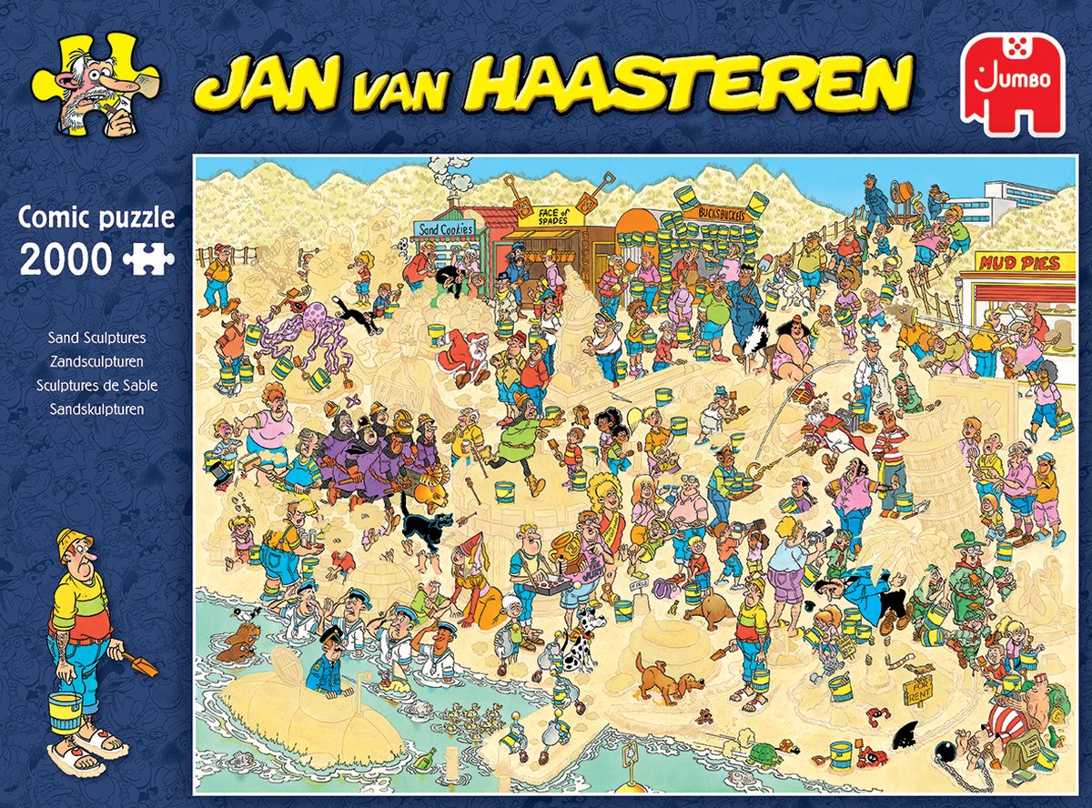 Jumbo Jan Van Haasteren Zandsculpturen 2000 Stukjes