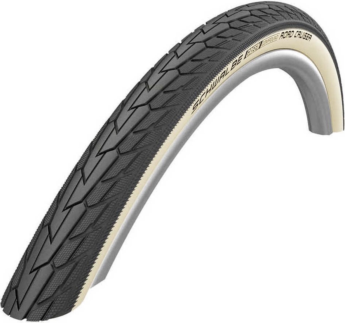 Schwalbe buitenband Road Cruiser 28 x 1.40 (37-622)/wit - Zwart