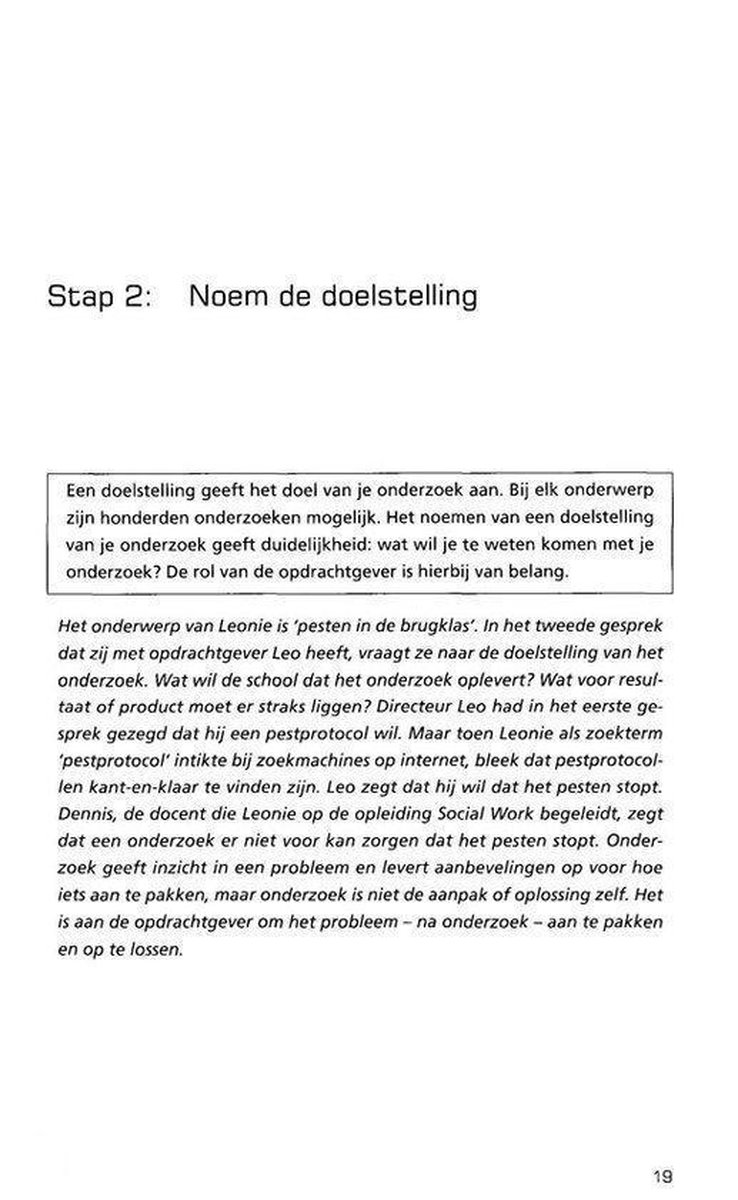 Boom Uitgevers Onderzoek in 15 stappen