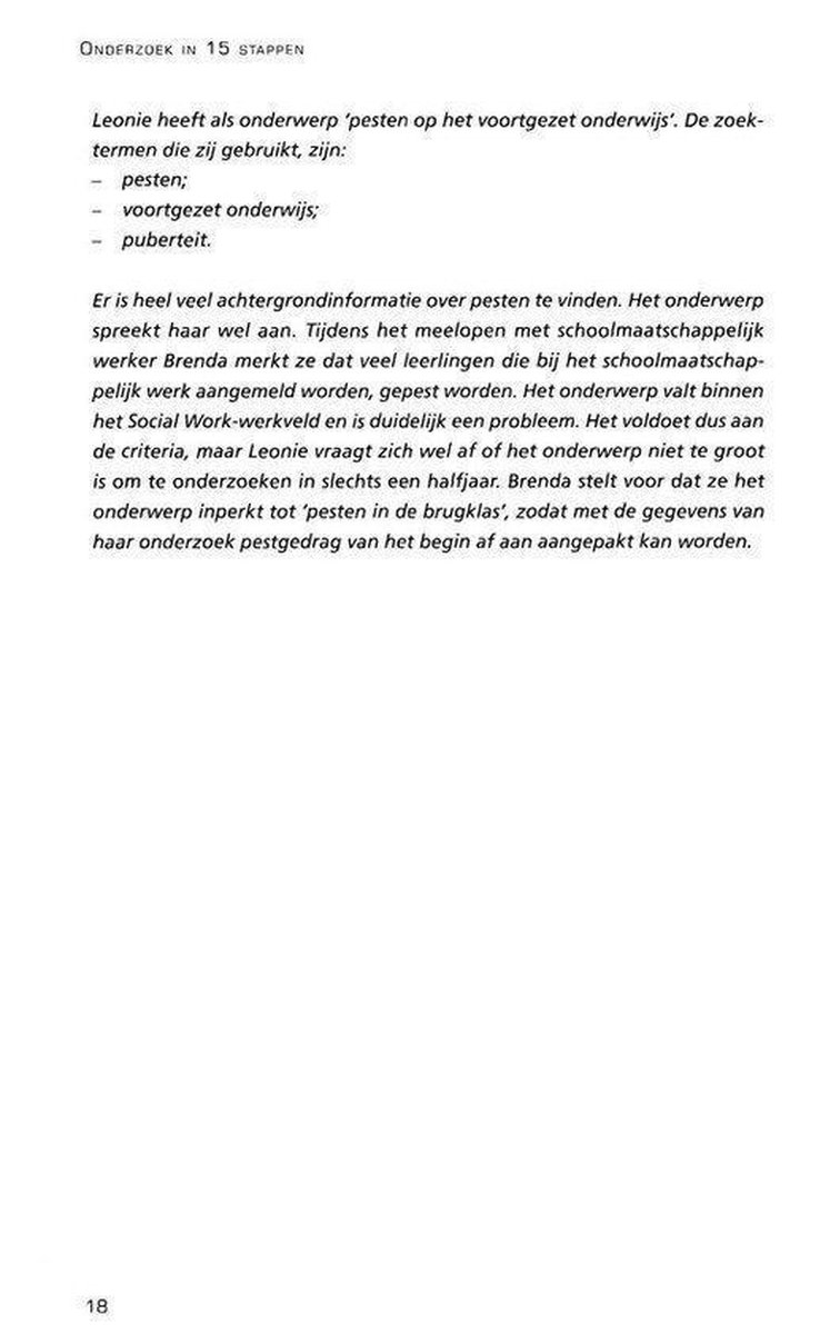 Boom Uitgevers Onderzoek in 15 stappen