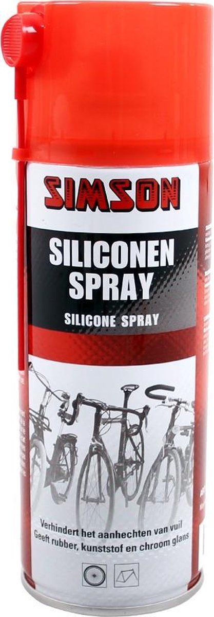 Simson Siliconen Spray 400ml - Rood