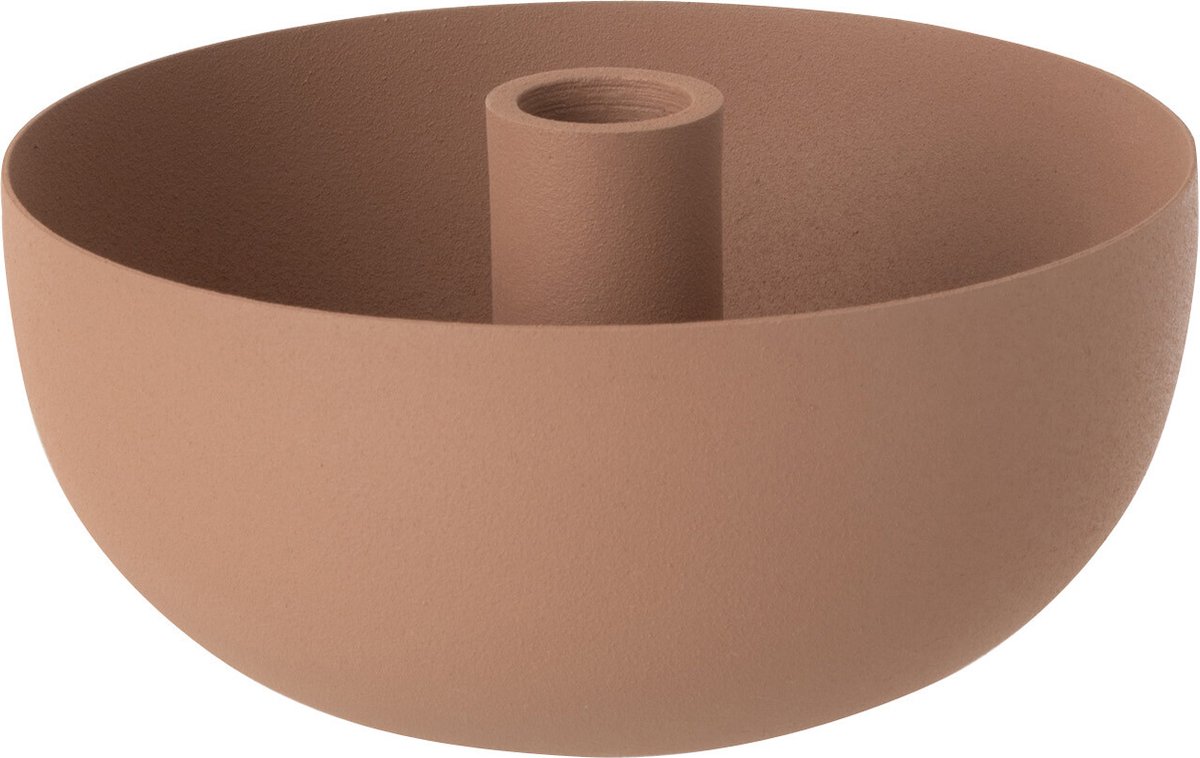 J-Line Kaarshouder Kom Ijzer Oud Large - Roze