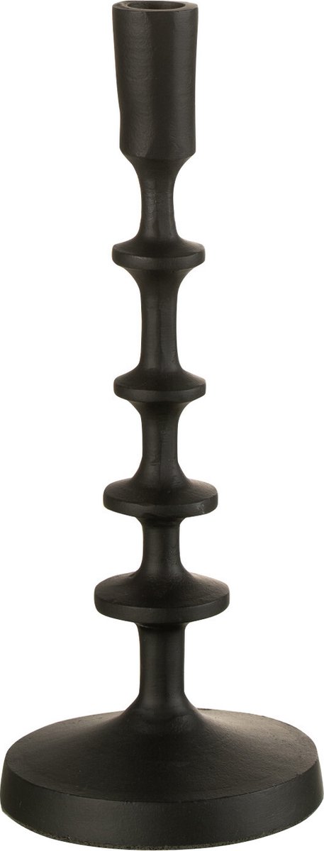 J-Line Kandelaar Izy Aluminium Small - Zwart