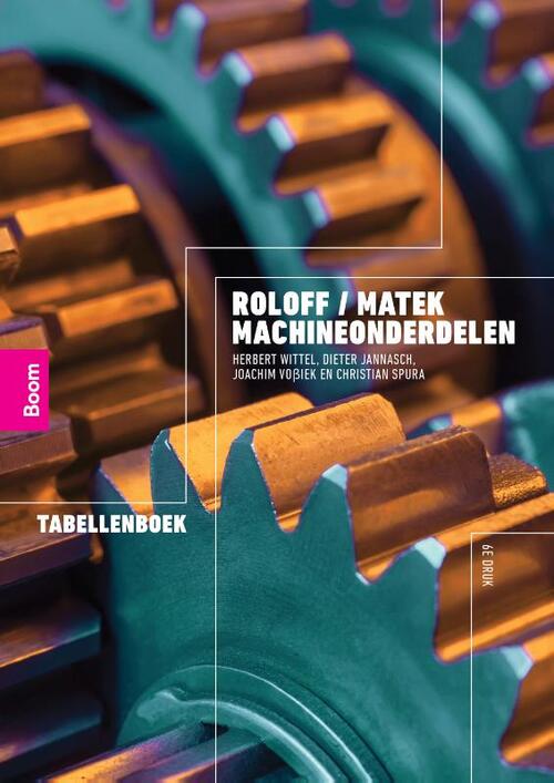 Boom Uitgevers Roloff / Matek Machineonderdelen: tabellenboek