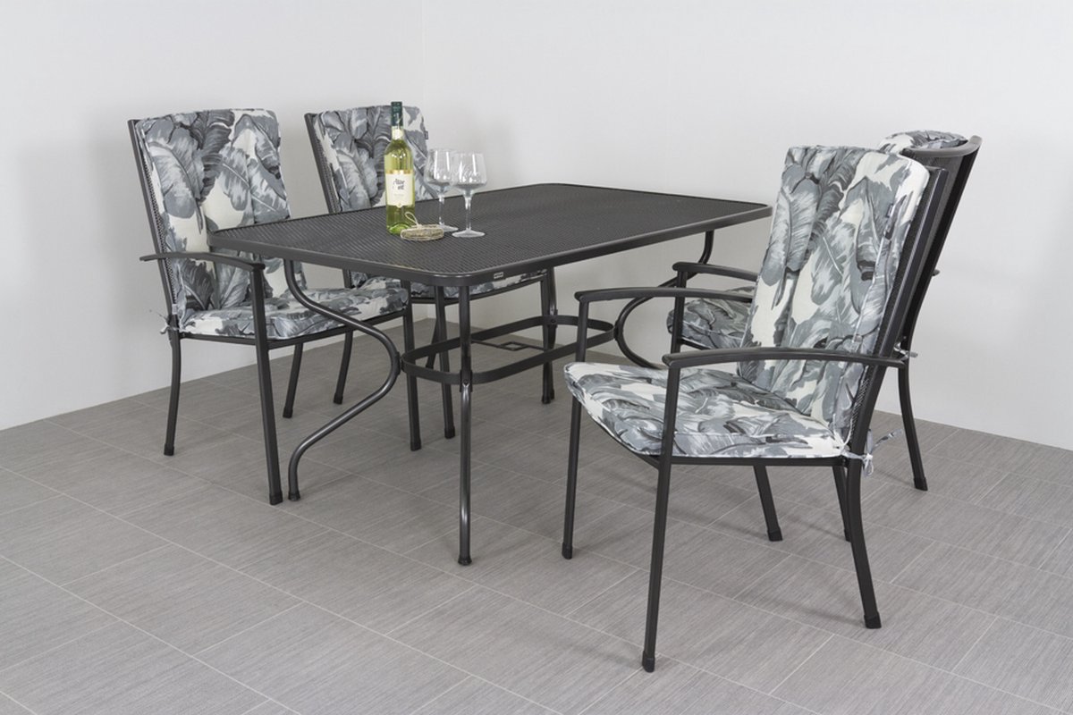 Kettler Tafel strekmetaal staal 110 x 170 cm - Grijs