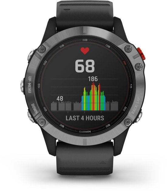 Garmin Fenix 6 Solar - Zilver - 47 mm