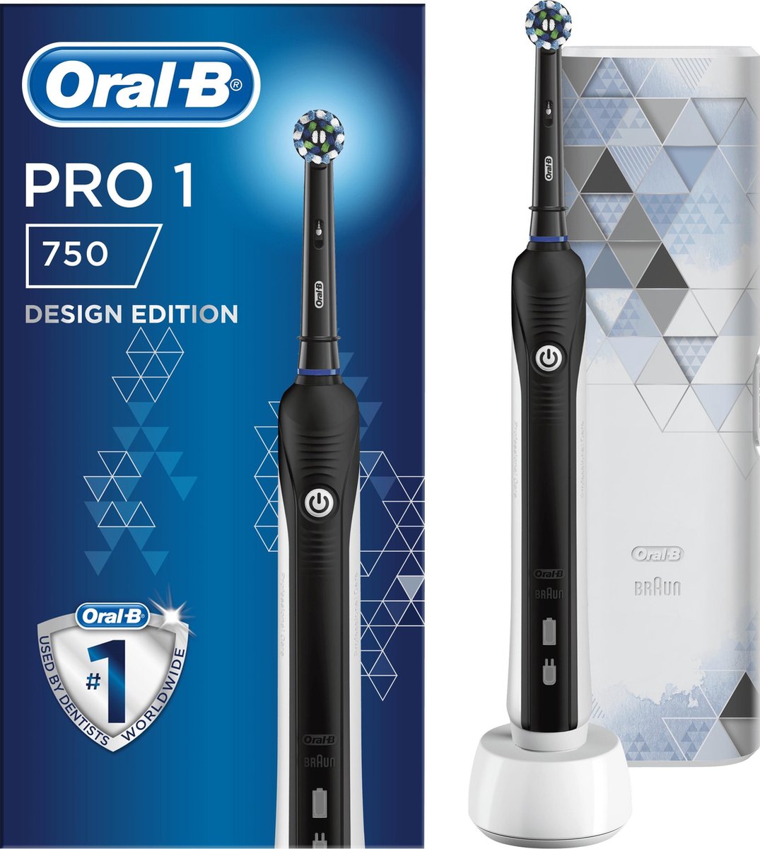 Oral B Oral-B PRO 1 - 750 - Elektrische Tandenborstel - Inclusief Reisetui