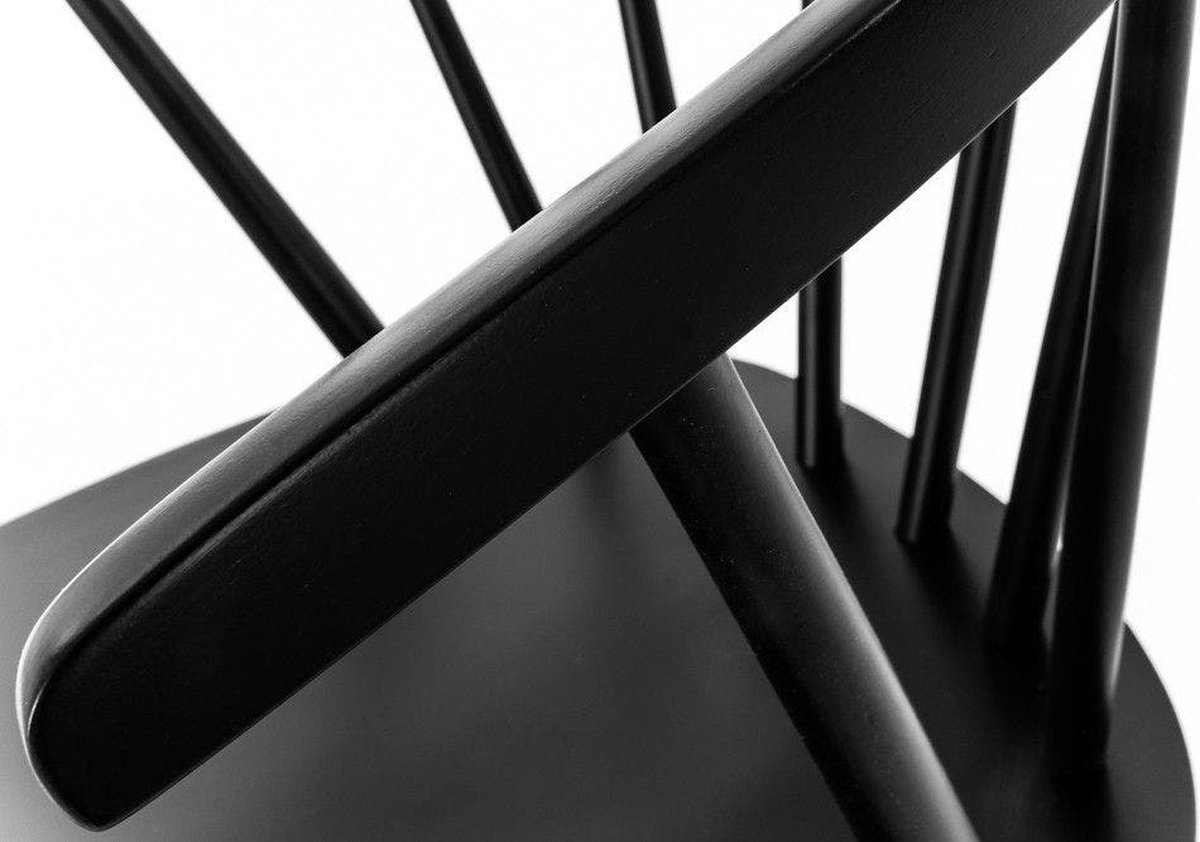 Rowico Home Carmen houten spijlenstoel - set van 2 - Zwart