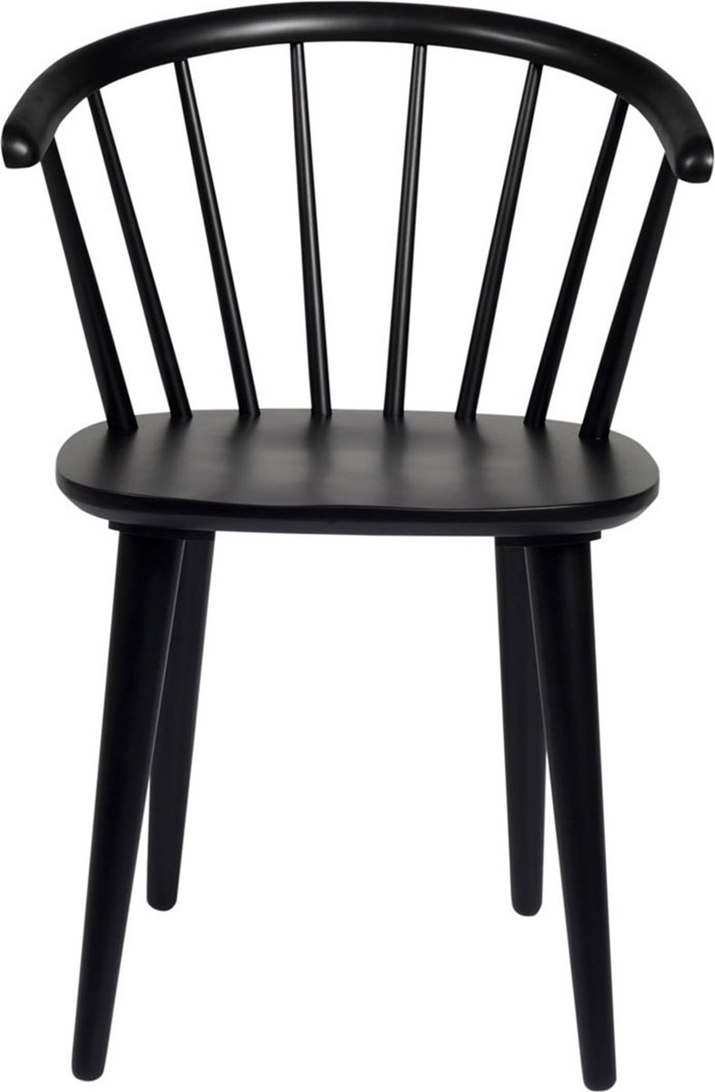 Rowico Home Carmen houten spijlenstoel - set van 2 - Zwart