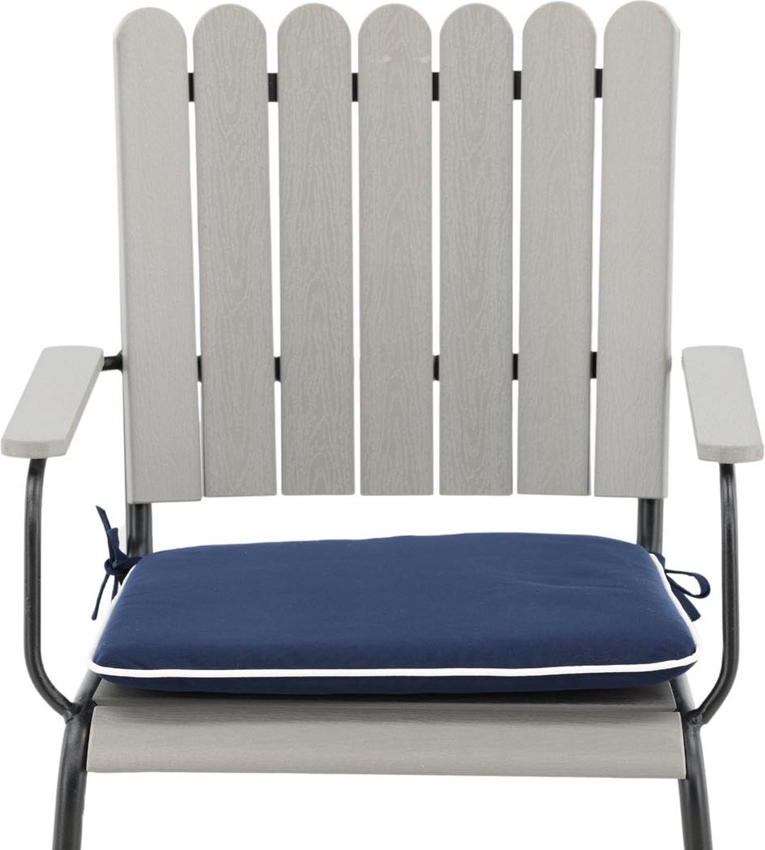 Hioshop Holmsund tuinkussen voor tuinstoel. - Blauw