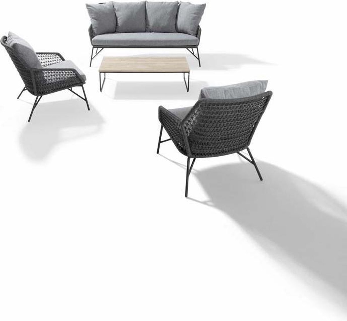 4 Seasons Outdoor 4SO Loungestoel Babilonia - Bruin