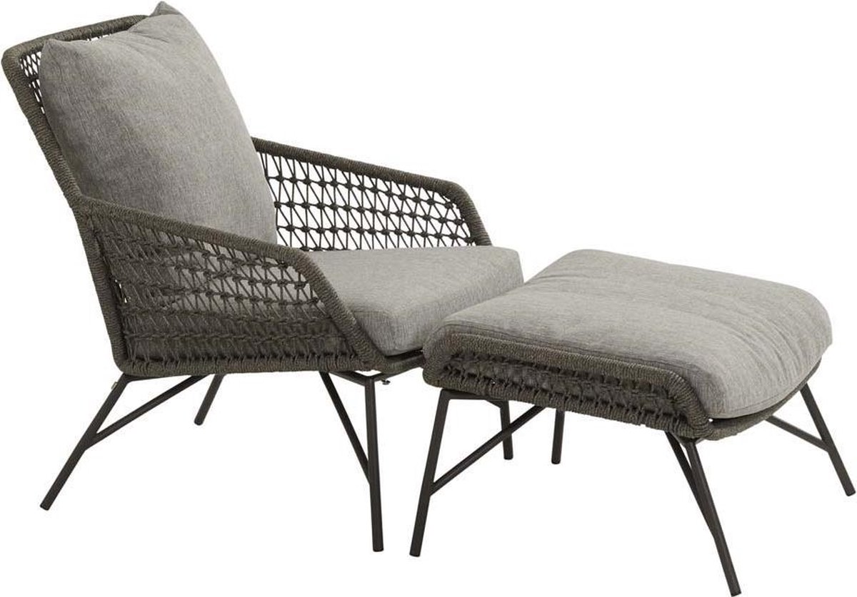 4 Seasons Outdoor 4SO Loungestoel Babilonia - Bruin