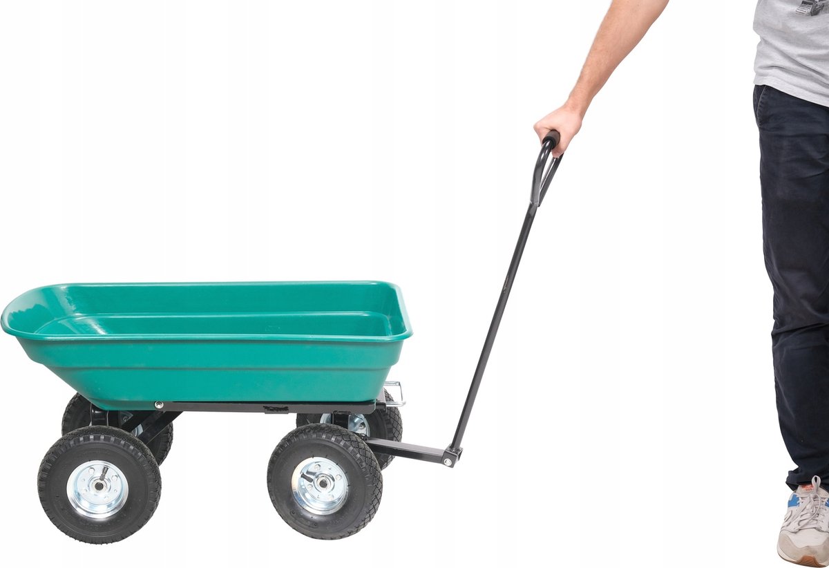 Flo Tuinwagen tuinkar met kiepfunctie - 55L - Bak: 87 x 47 x 20 cm
