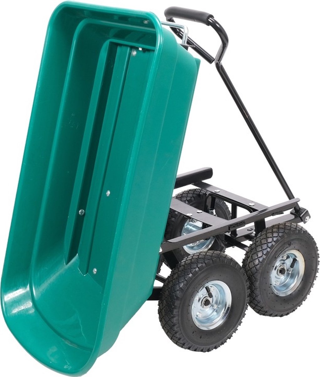 Flo Tuinwagen tuinkar met kiepfunctie - 55L - Bak: 87 x 47 x 20 cm