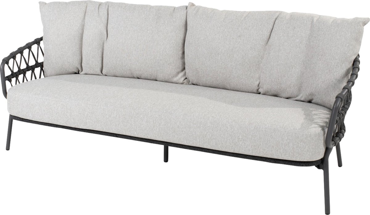 4 Seasons Outdoor 4 Seasons Calpi - 3-zits loungebank - antraciet - Grijs