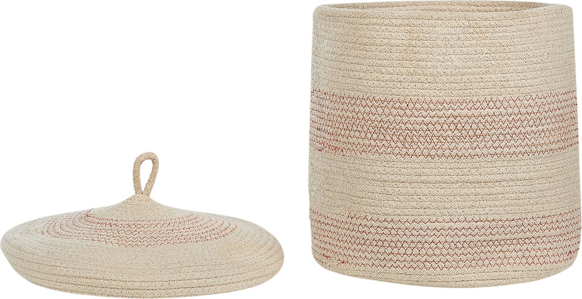 Beliani SILOPI - Mand--Katoen - Beige