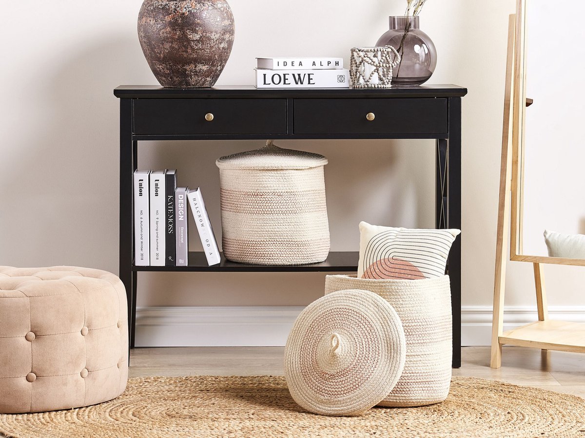 Beliani SILOPI - Mand--Katoen - Beige