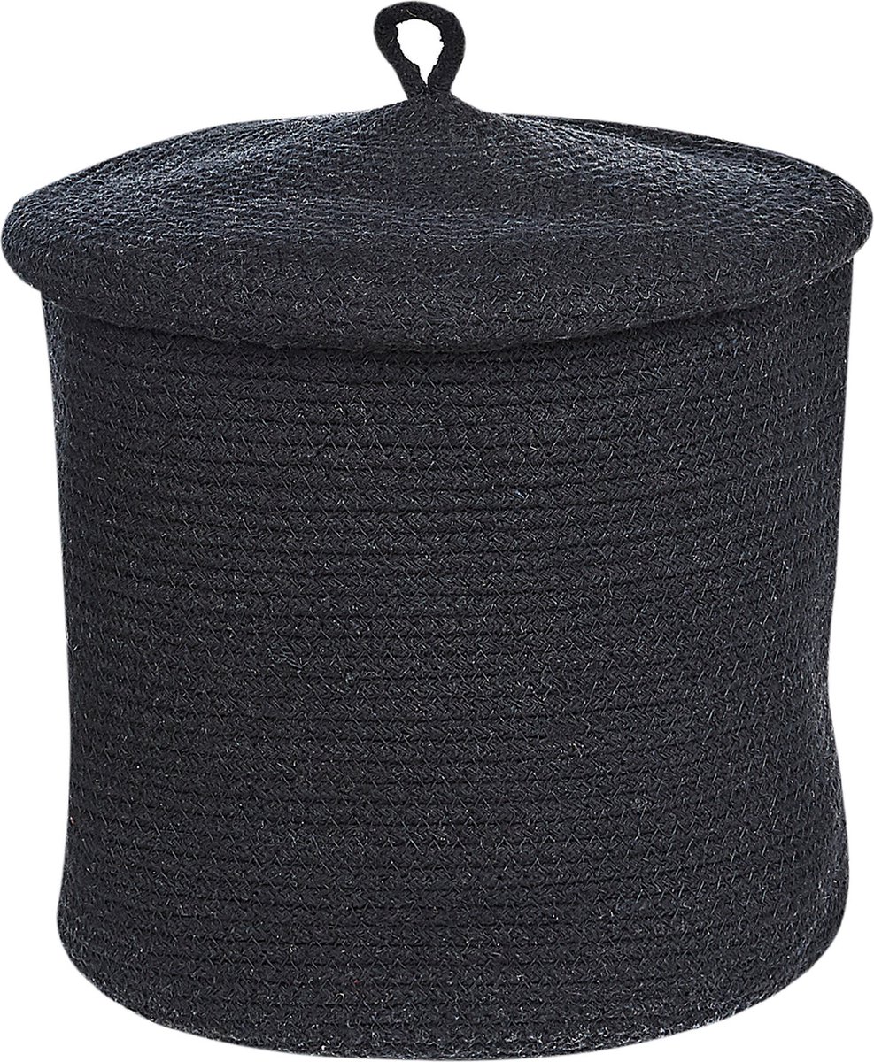 Beliani SILOPI - Mand--Katoen - Zwart