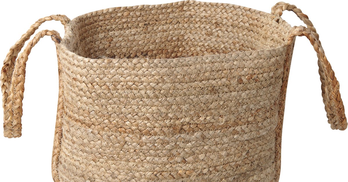Beliani KORNAK - Mand-Natuurlijk-Jute - Beige